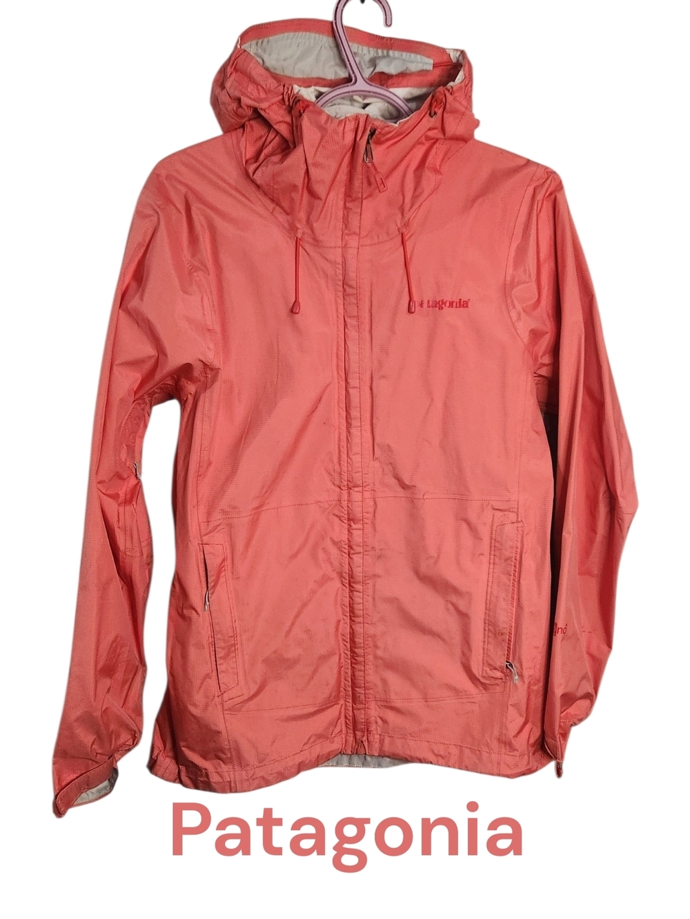 Patagonia Lightweight Hooded Shell Jacket - Coral